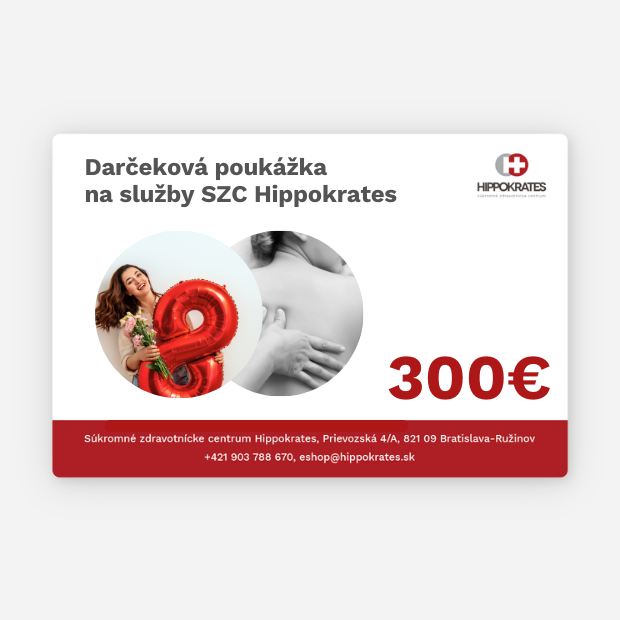 MDŽ darčeková poukážka v hodnote 300€